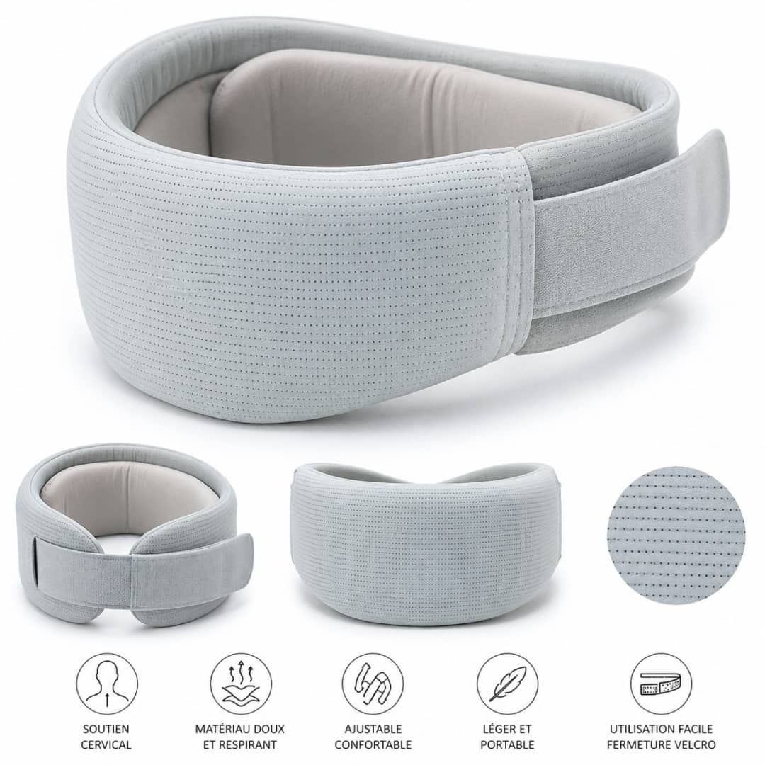 Collier cervical ergonomique ajustable